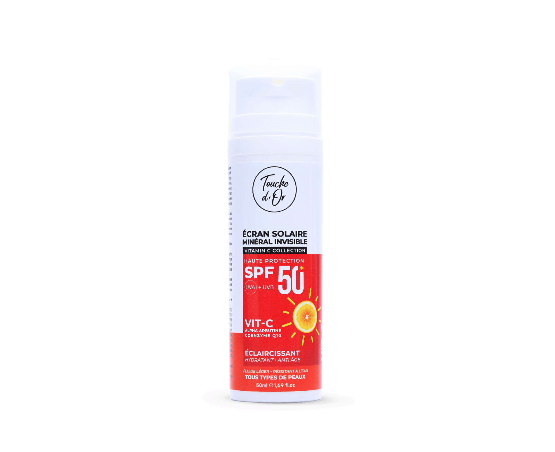 Écran Solaire SPF 50+ Minéral Invisible — 50 ml