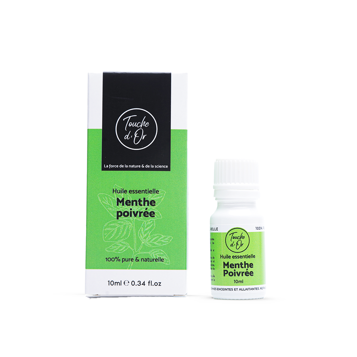 Huile essentielle — Menthe poivrée (Mentha piperita) 10ml