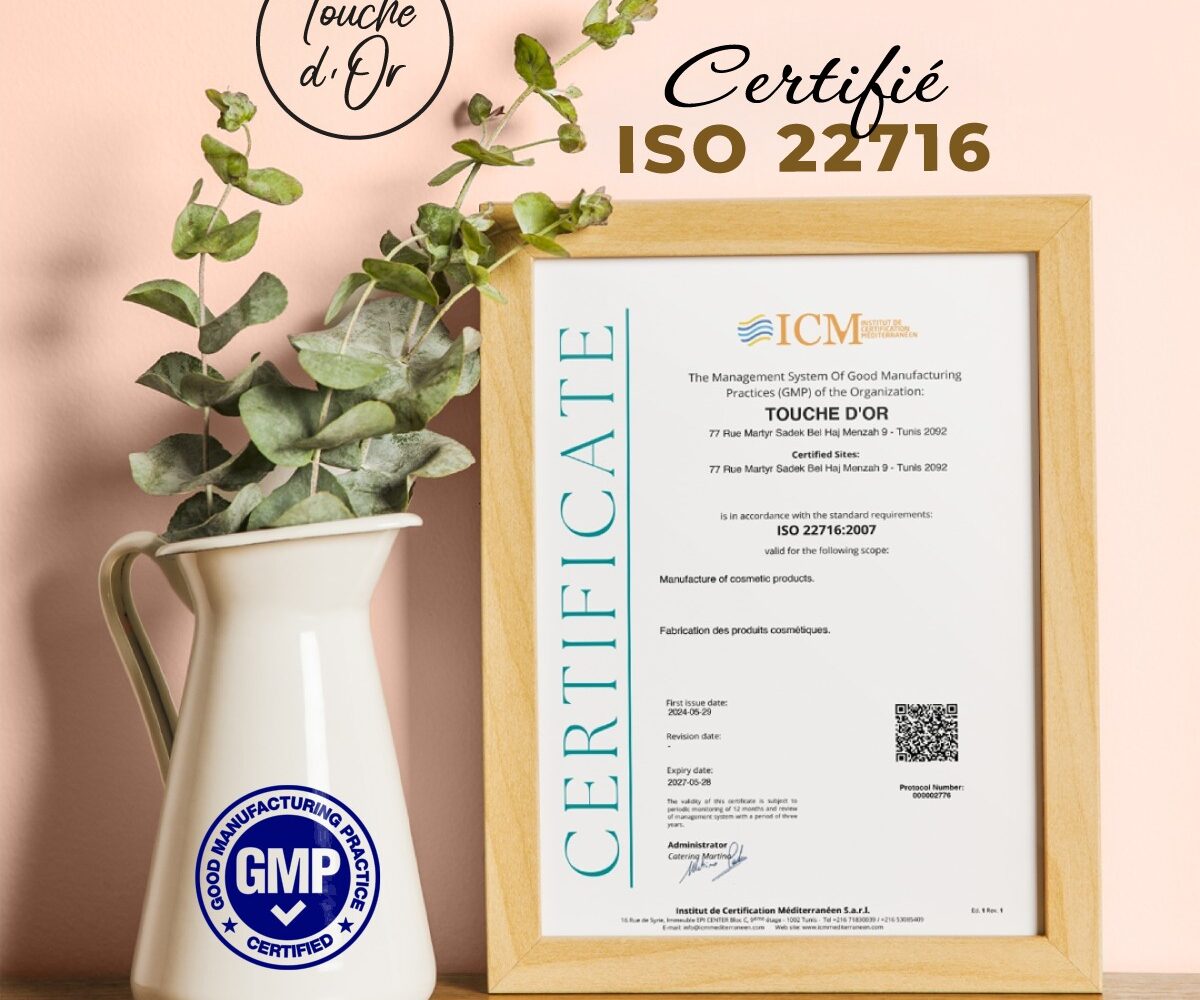 certification iso touche d'ore