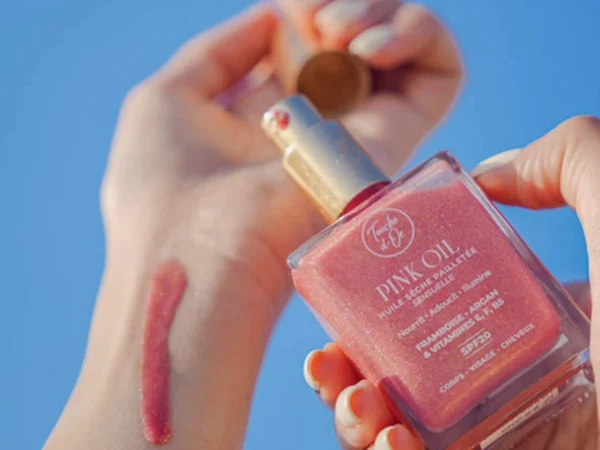 PINK OIL — HUILE SÈCHE PAILLETÉE