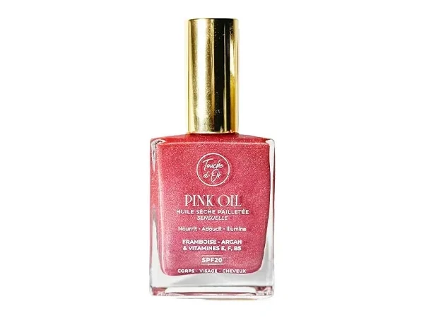 touche dor PINK OIL — HUILE SÈCHE PAILLETÉE 50ML